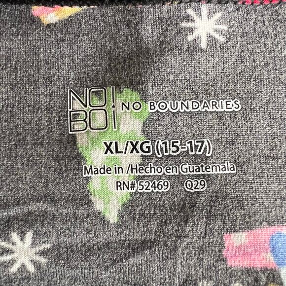 No Boundaries Womens Sloth Christmas Pajama Shirt Top Holiday Winter Festive XL - Picture 6 of 8
